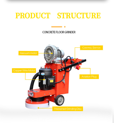 Automatic Grade Semi-Automatic Concrete Floor Grinder Tool for Heavy Duty Applications