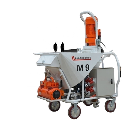 M6 Mortar Cement Gypsum Base Spray Plastering Machine Used for Smooth Plastering