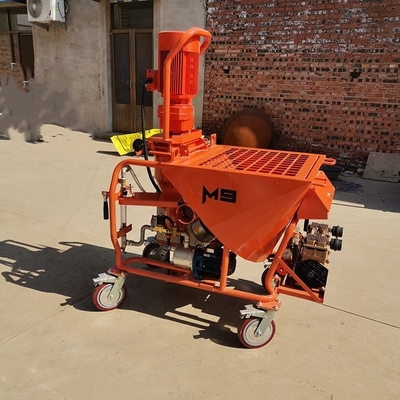 Civil Houses and Public Buildings Putty Gypsum Plaster Spraying Machine 1350*720*1550MM