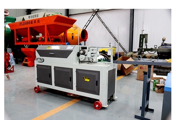 Yellow 2-6mm Steel Bar Straightener And Cutter For Building Material Shops With Materials