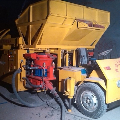 380v Wet Concrete Shotcrete Truck Concrete Spratyer Machine for Large Scale Projects