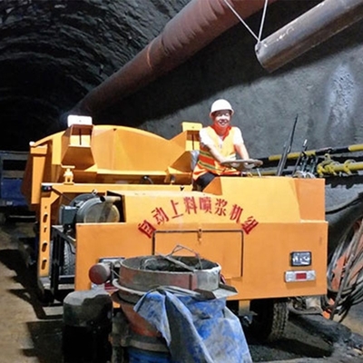 380v Wet Concrete Shotcrete Truck Concrete Spratyer Machine for Large Scale Projects