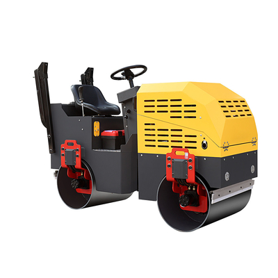 1000*1000*1200mm Size Double Drum Soil Road Roller with Hydraulic Valve Bran