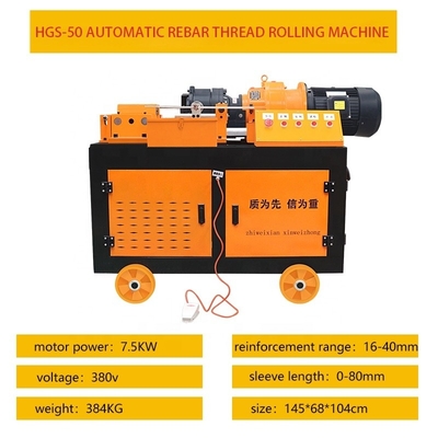 Thread on Rebar Rebar Thread Rolling Machine with Competitive