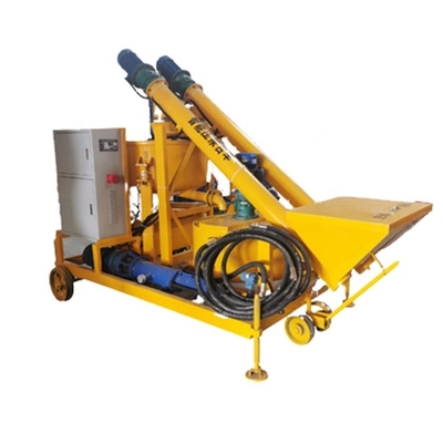 Plastering Get Gypsum Plaster Powder Machine Diesel Mobile Concrete Pump Truck with Mixer 2500 kg