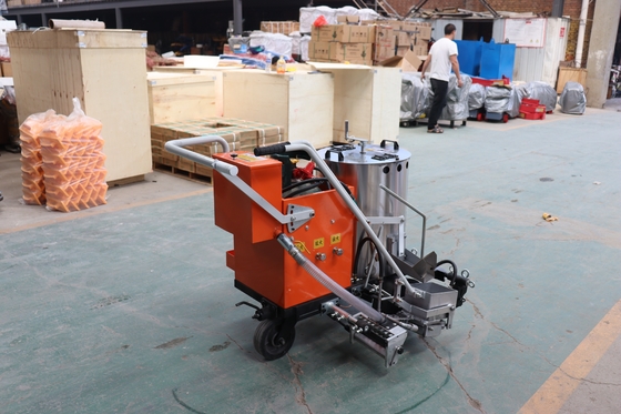 Features Easy-operated 2024 Thermoplastic Road Marking Machine for Printing Shops