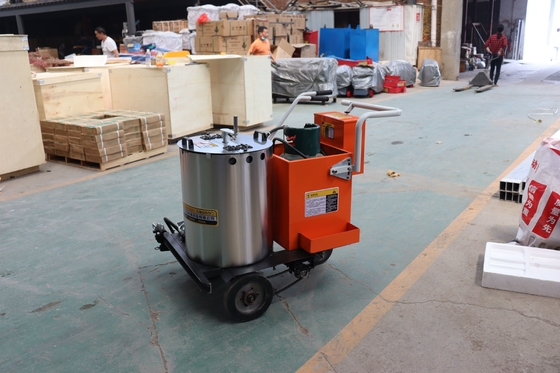 Features Easy-operated 2024 Thermoplastic Road Marking Machine for Printing Shops