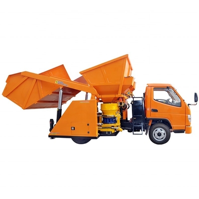 Truck Mounted Concrete Spraying Machine for Slope Tunnel 380v Voltage 6900x2900x2750mm