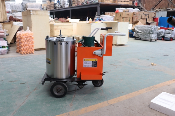 Hand Pushed Traffic Safety Paint Road Marking Machine with 1-2 mm Line Thickness