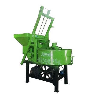 Building Constrction Diesel Mobile Concrete Mixer with and 830mm Support Leg Height