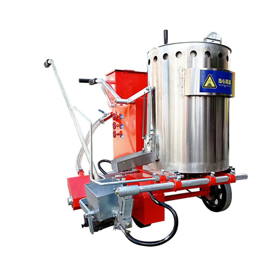 Customised Safe Thermoplastic Automatic Road Marking Machines For Asphalt High Way