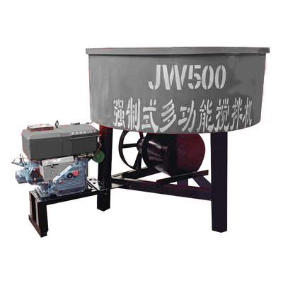 380V Rotating Speed 8r/min Multi-functional Cement Mortar Pan Mobile Concrete Mixer