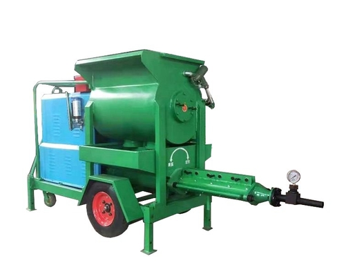 Easy Maintenance Large Particle Concrete Mobile Mixer With Concrete Pump Grout Pump