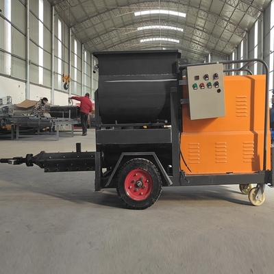 Easy Maintenance Large Particle Concrete Mobile Mixer With Concrete Pump Grout Pump