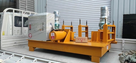 Roller-Bending Machine for Cold Bending of Carbon Steel Pipes in Tunnel Construction