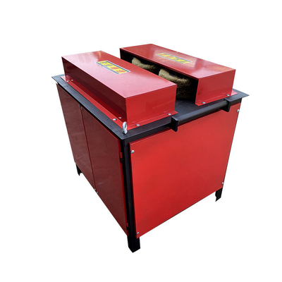 10-50 m/min Working Speed Four-axis Square Steel Angle Iron Rust Removal Machine