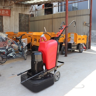 Hand Push Concrete Grinder Manual Easy Operation Polishing Pad Floor Grinding Machine
