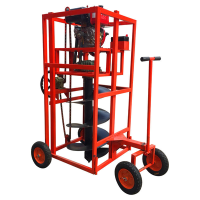 Construction Works Customized Earth Digging Machinery Auger Drive with Diesel Engine