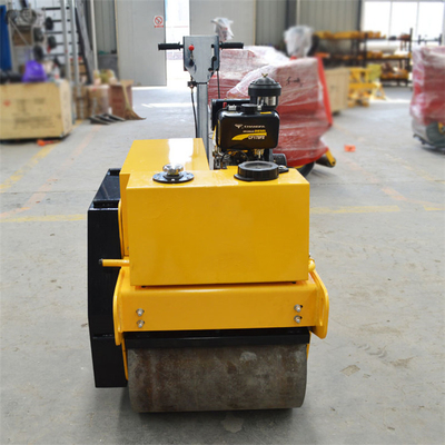 500kg 1000kg Walk Behind Double Drum Vibratory Road Roller with 60L Water Tank Capacity