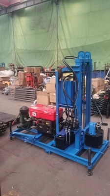 100 m 120 m Hydraulic Small Portable Mini Trailer Pneumatic Bolt Drill For Water Drilling