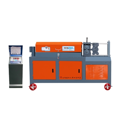 Yellow Rebar / Steel bar Straightening and Cutting Machine with Automatic Function