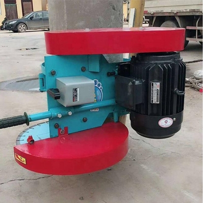 Electric Power Source Pile Road Hoop Guardrail Cutting Machine with 2890r/min Rotary Speed