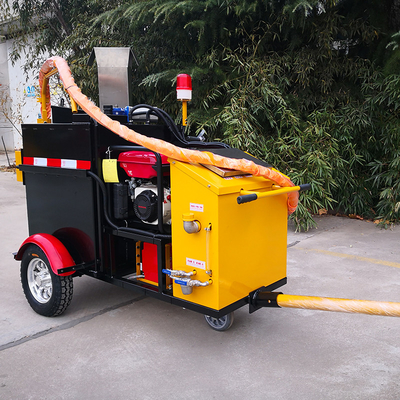 100L Hot Melt Kettle Hand-Pushed Road Potting Machine for Asphalt Paving Projects