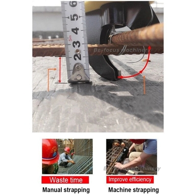 Automatic Rebar Tying Wire Machine Cordless Rechargeable Binding Tool 500*275*250mm