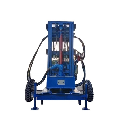 High Speed Portable 180 Crawler Type Truck Mounted Water Well Drilling Rig with Parts