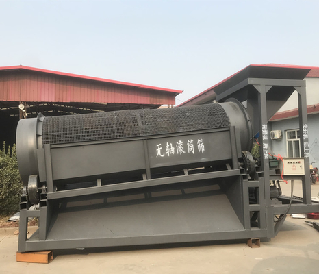 Three Layer Vibration Support Glass Sand Tumbler Screening Machine for Ore Processing