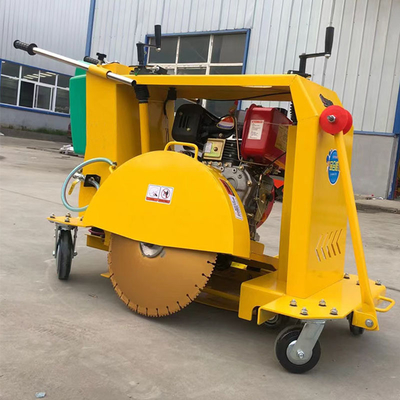130mm Cutting Depth Hand Pushed Round Manhole Cover Sewing Slot Machine for Road Damage