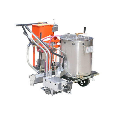 Cold Paint Line Manual Double Gun Thermoplastic Road Marking Machine for Highway Construction