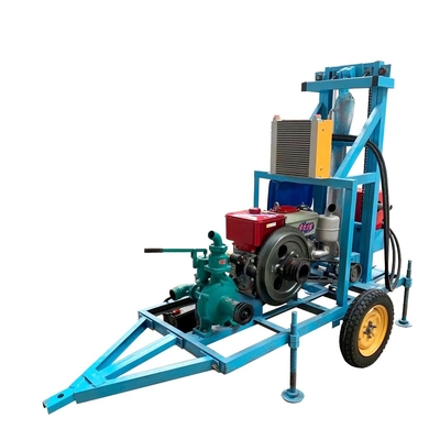 150m Depth Water Well Drilling Rig with High Drilling Efficiency and Hydraulic System