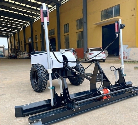Construction Works Laser Concrete Screed Machine with Dennis Control and Level Vibrator
