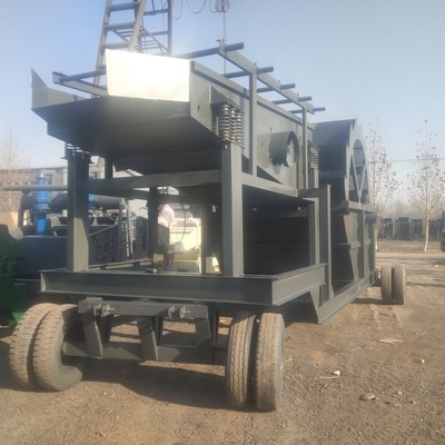 380 Voltage Three Layer Vibration Mobile Crushing and Screening Plant with Professional