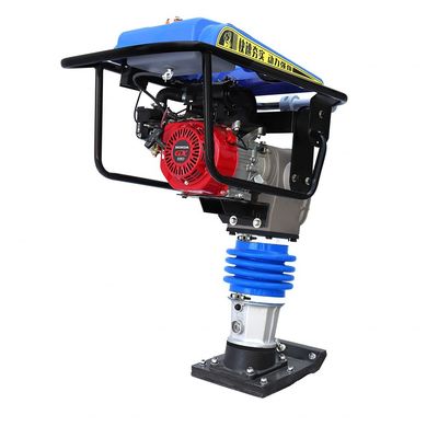Road Tamping Vibrating Tamper with 76*41*97cm Size and Gasoline Trench Rammer