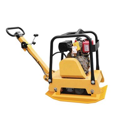 Road Compaction Soil Petrol Tamper Small Vibratory Gasoline Vibrating Plate Compactor