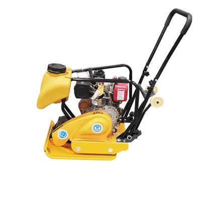 Road Compaction Made Quick and Easy with Small Vibratory Gasoline Plate Compactor