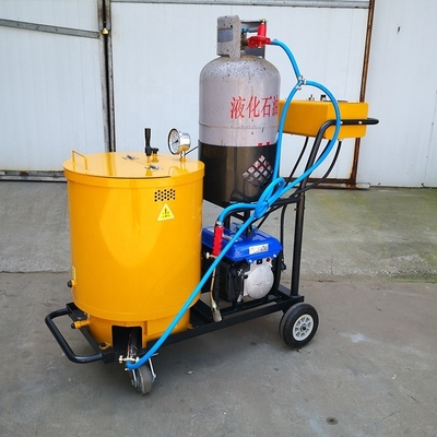 Efficiently Cold Paint Line Striping System Road Marking Machine Workpressure 8-16MPa