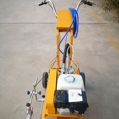 Customized Color Hand Push Cold Spraying Road Line Marking Machine with Gasline Engine