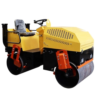 Walk Behind Hydraulic Double Drum Road Roller for Smooth Asphalt and Soil Compaction