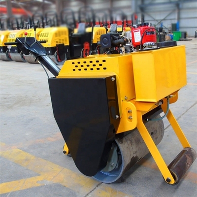 Walk Behind Hydraulic Double Drum Road Roller for Smooth Asphalt and Soil Compaction