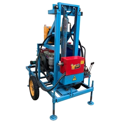Construction Works 600 KG Borehole Water Well Drilling Rig Truck Mounted with Compressor