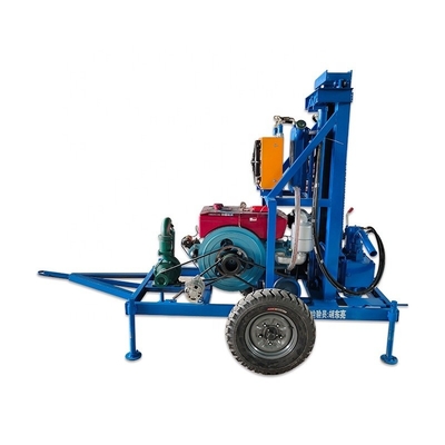 Construction Works 600 KG Borehole Water Well Drilling Rig Truck Mounted with Compressor