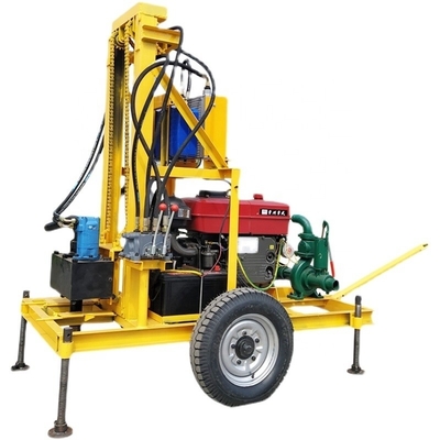Construction Works 600 KG Borehole Water Well Drilling Rig Truck Mounted with Compressor