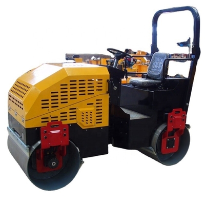 Double Drum Roller Hand Road Roller Compactor for Small Road Paving Requirements