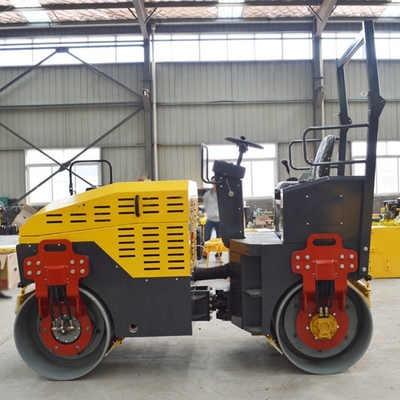 Double Drum Roller Hand Road Roller Compactor for Small Road Paving Requirements